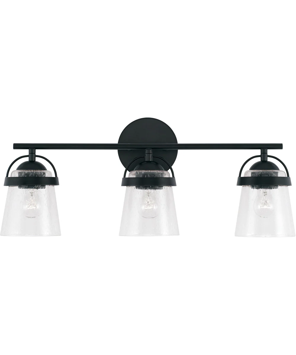 Madison 3-Light Vanity Matte Black - Image 4