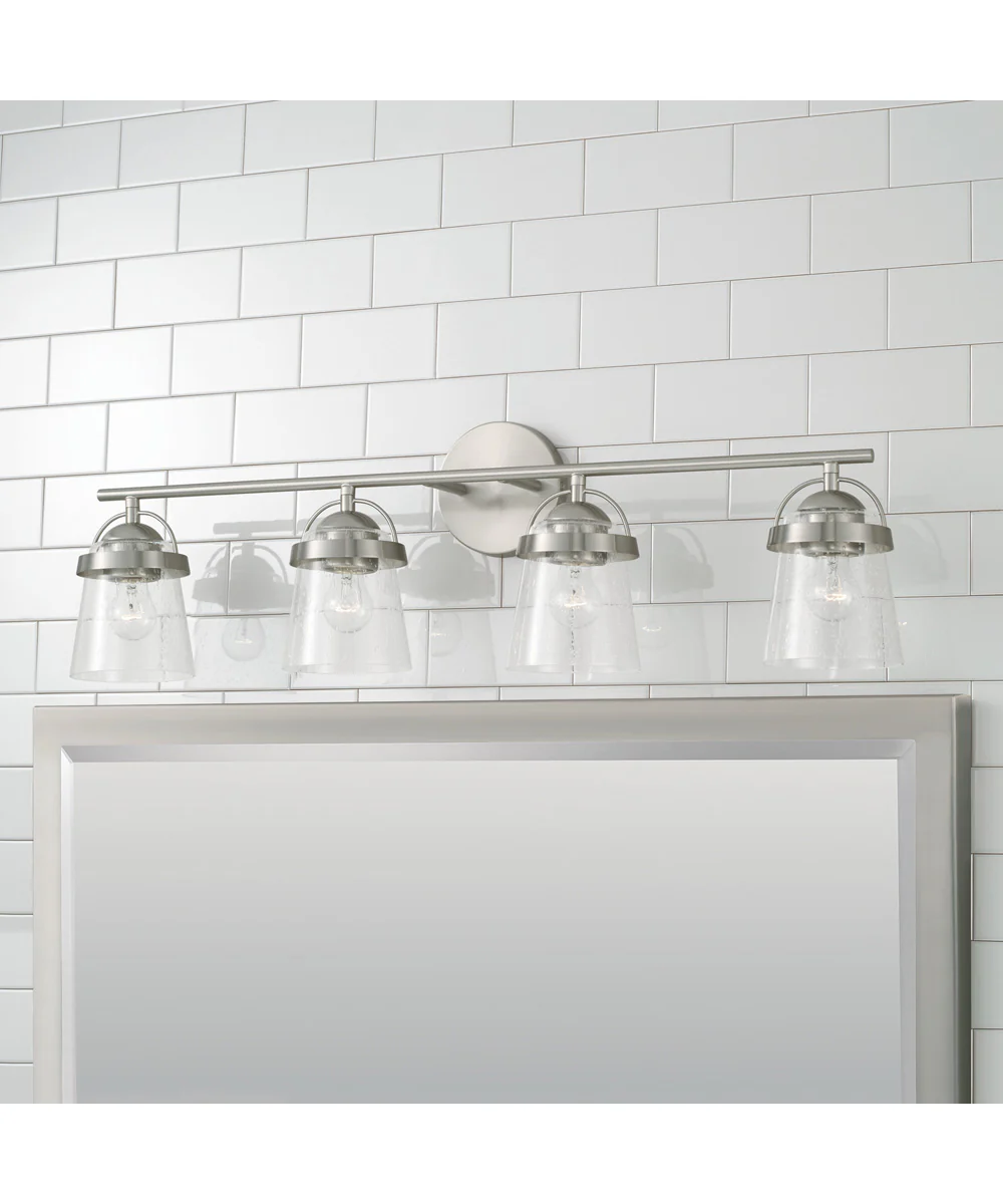 Madison 4-Light Vanity Brushed Nickel - Image 2