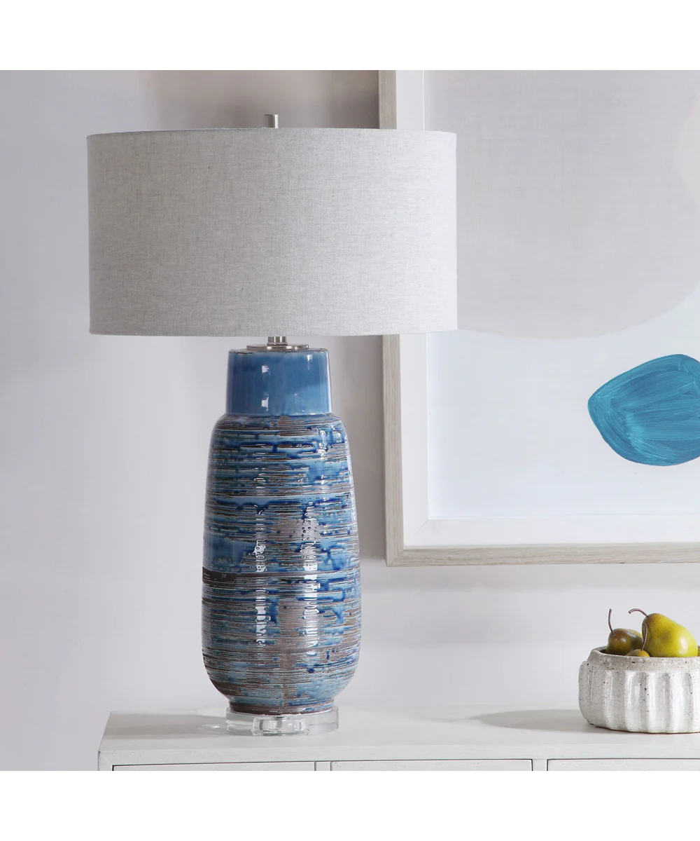 Magellan Blue Table Lamp