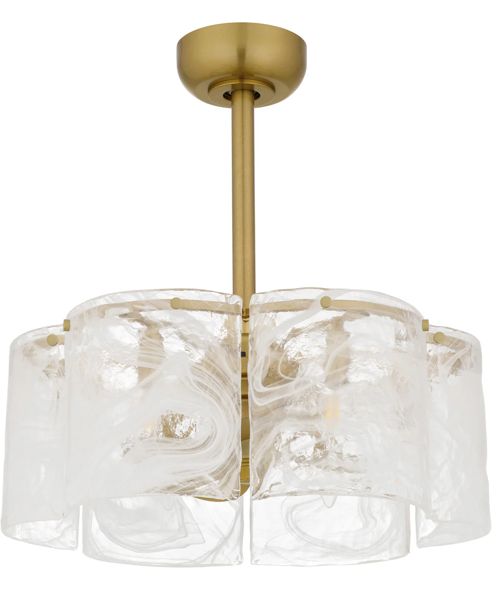 Maisie 6-light Fandelier Brushed Gold - Image 5