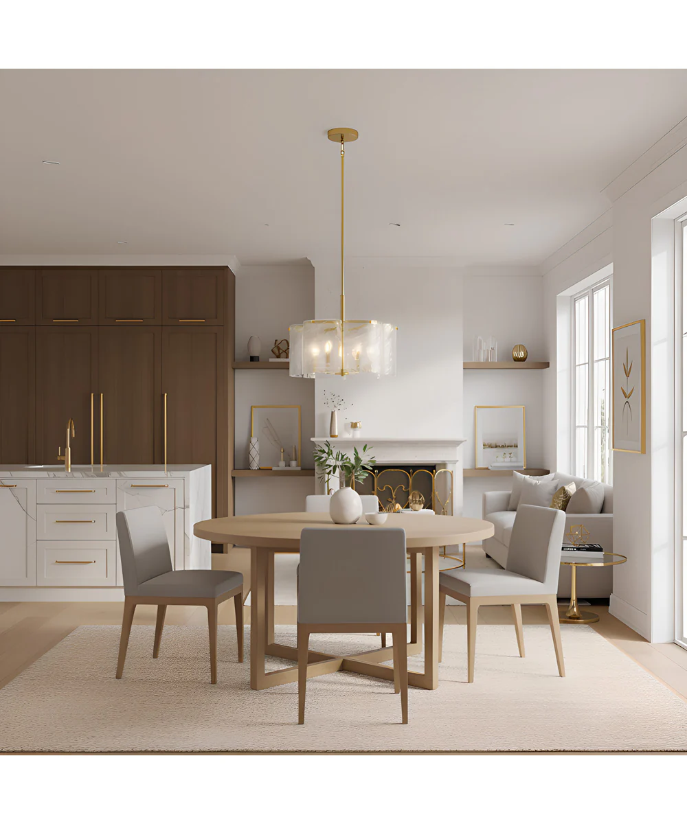 Maisie 6-light Pendant Brushed Gold - Image 2