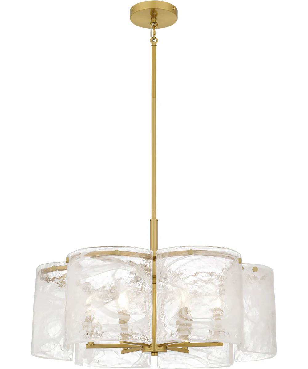 Maisie 6-light Pendant Brushed Gold