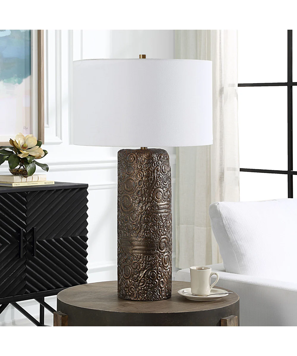 Malaga Brass Table Lamp - Image 3