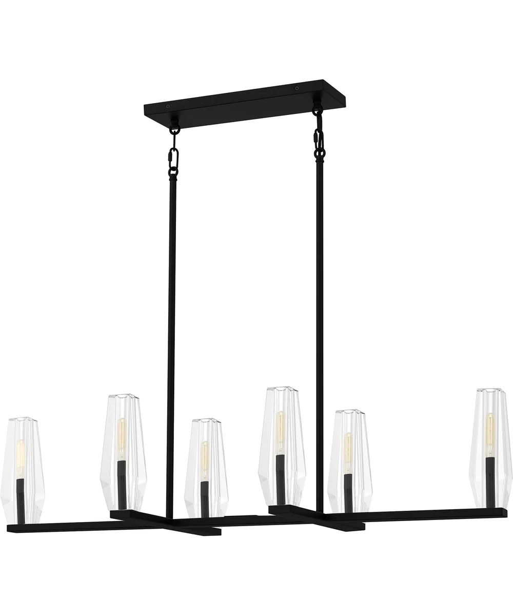 Malamute Medium 6-light Island Light Matte Black - Image 2