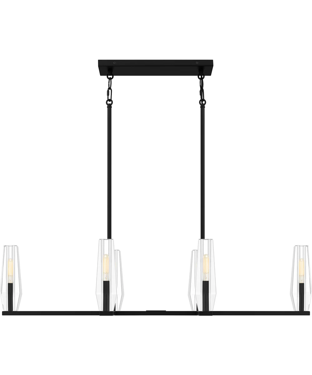 Malamute Medium 6-light Island Light Matte Black - Image 3