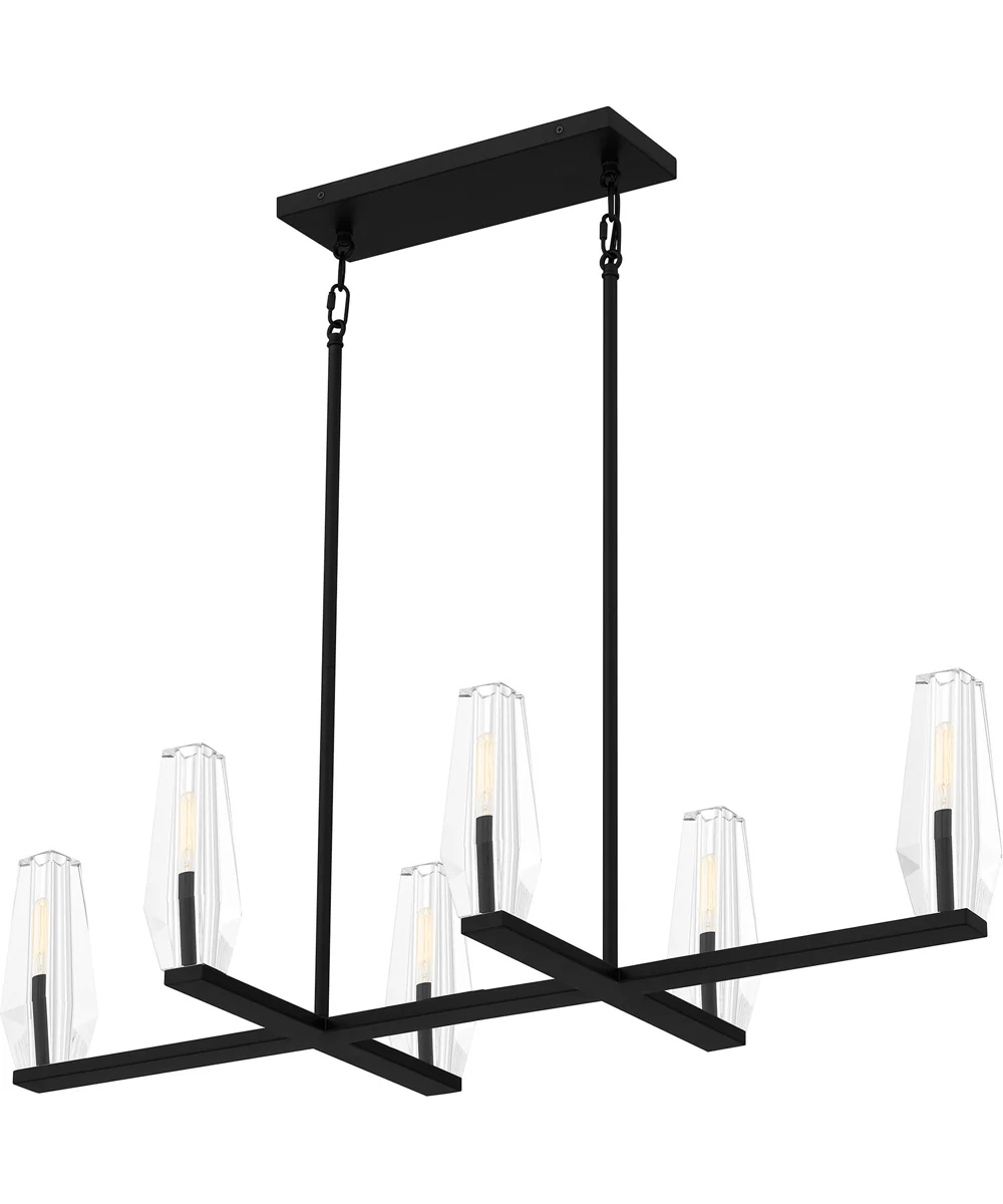 Malamute Medium 6-light Island Light Matte Black - Image 4