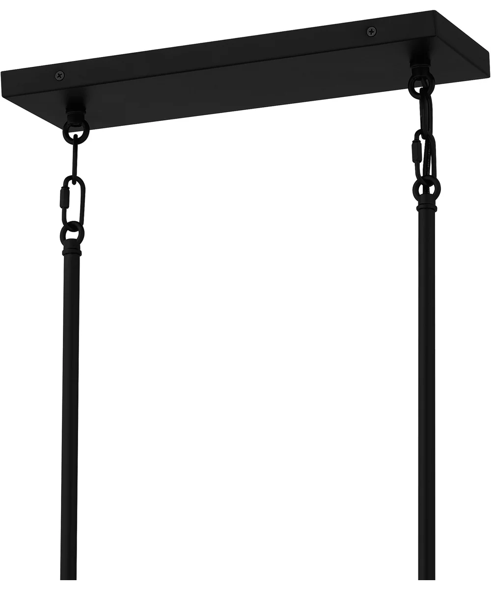 Malamute Medium 6-light Island Light Matte Black - Image 7