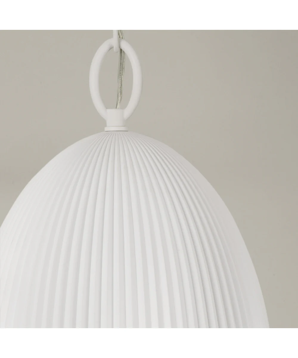 Mallory 1-Light Pendant Ceramic White - Image 4