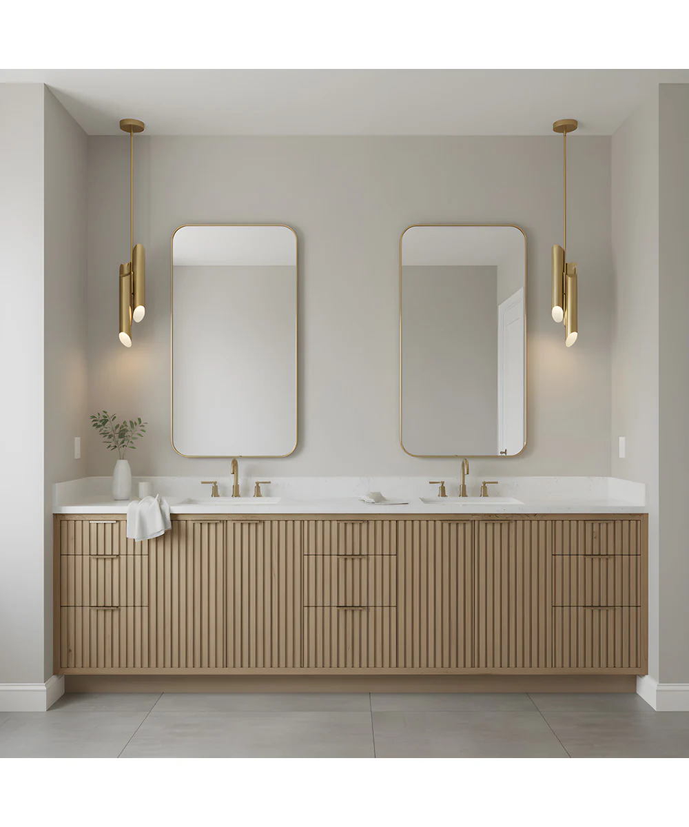 Manelis Mini Pendant Brushed Gold - Image 3