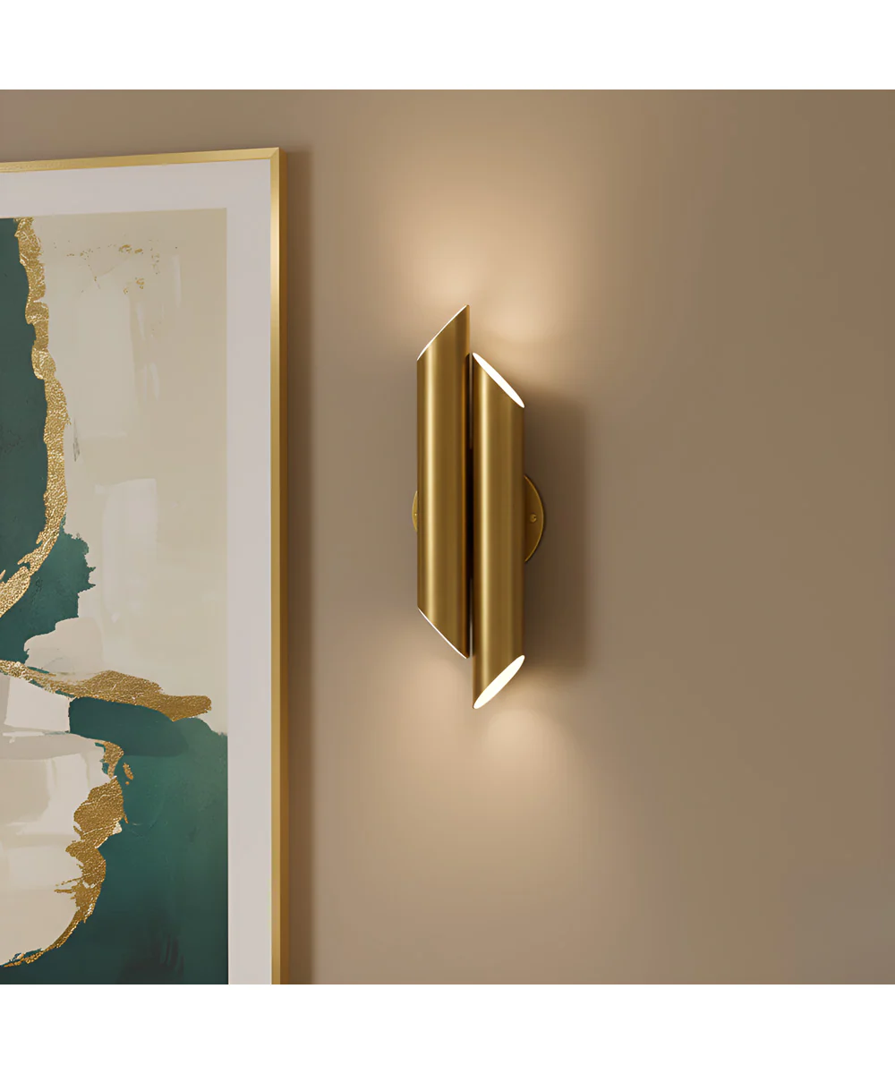 Manelis Wall Sconce Brushed Gold - Image 2