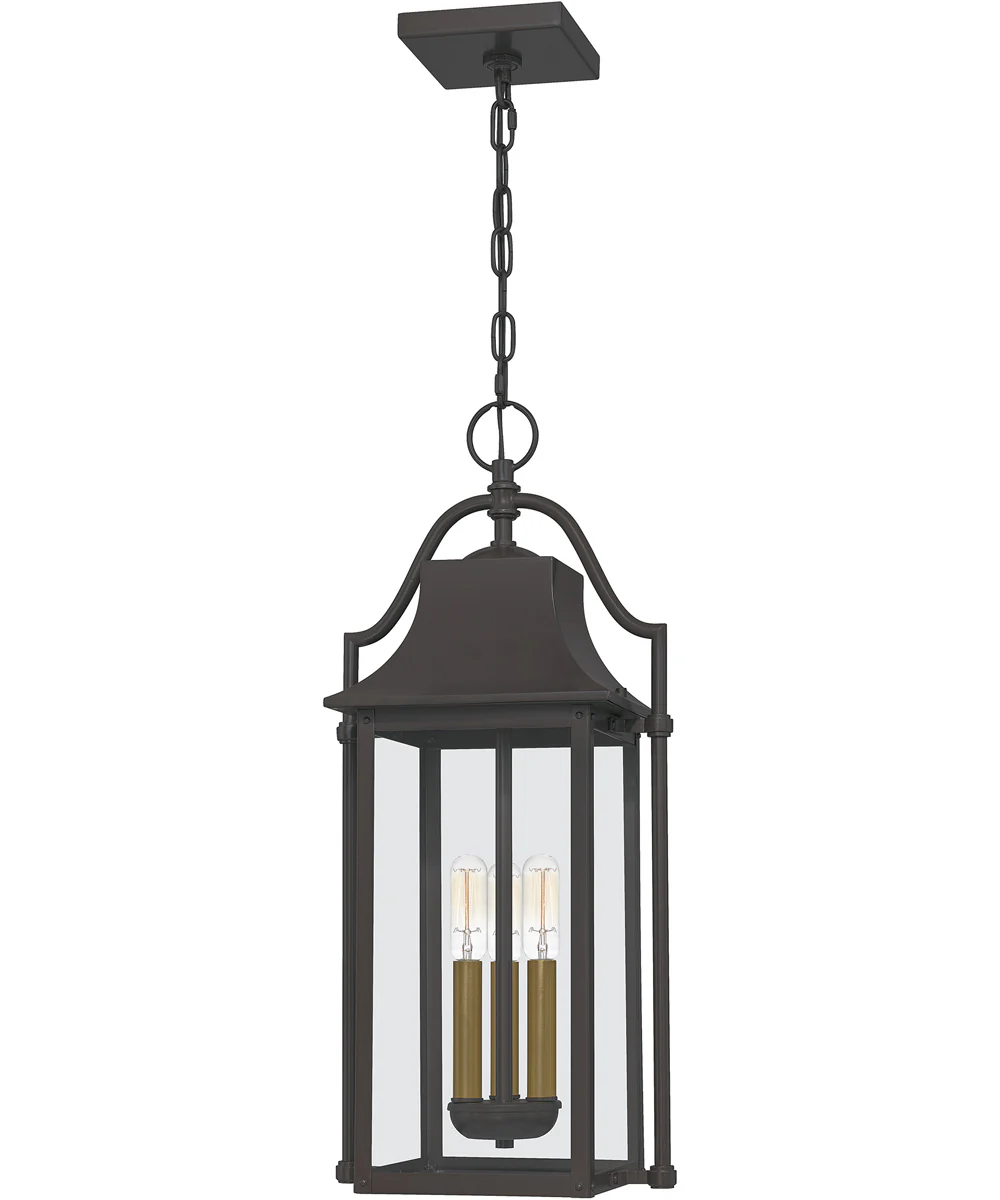 Manning Small 3-light Mini Pendant Coastal Armour Aluminum Western Bronze - Image 2