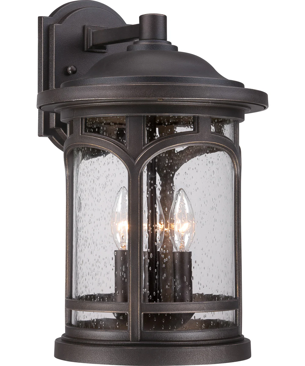 Marblehead Large 3-light Outdoor Wall Light Coastal Armour Palladian Bronze - Image 2