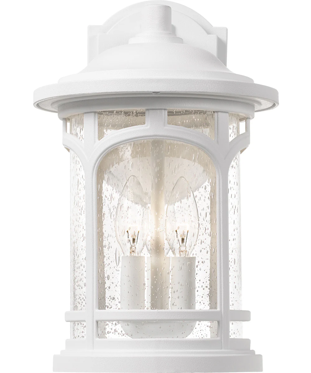 Marblehead Large 3-light Outdoor Wall Light Coastal Armour White Lustre - Image 5