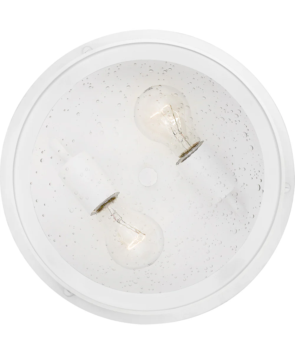 Marblehead Medium 2-light Outdoor Ceiling Light Coastal Armour White Lustre - Image 5