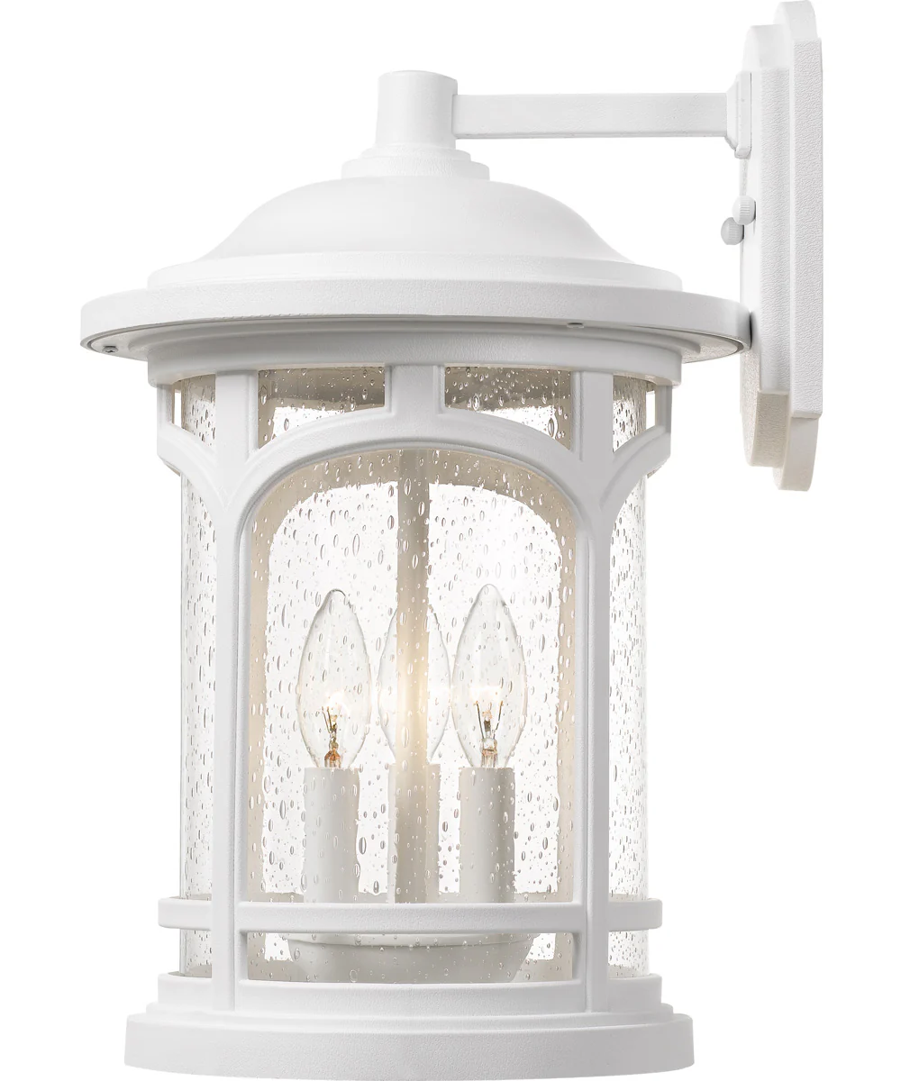 Marblehead Medium 3-light Outdoor Wall Light  Coastal Armour White Lustre - Image 5