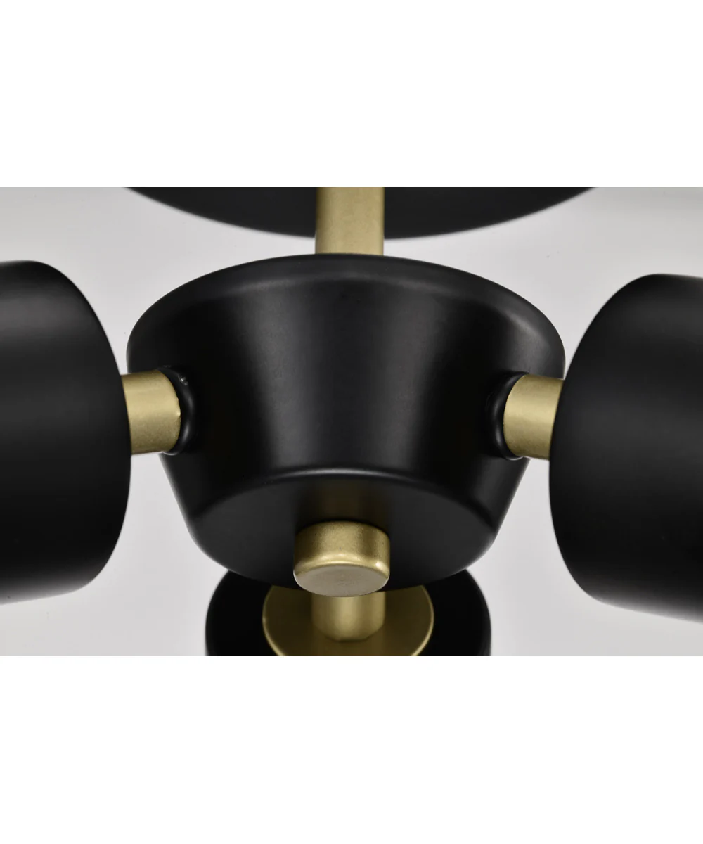 Marc 3-Light Close-to-Ceiling Matte Black - Image 7