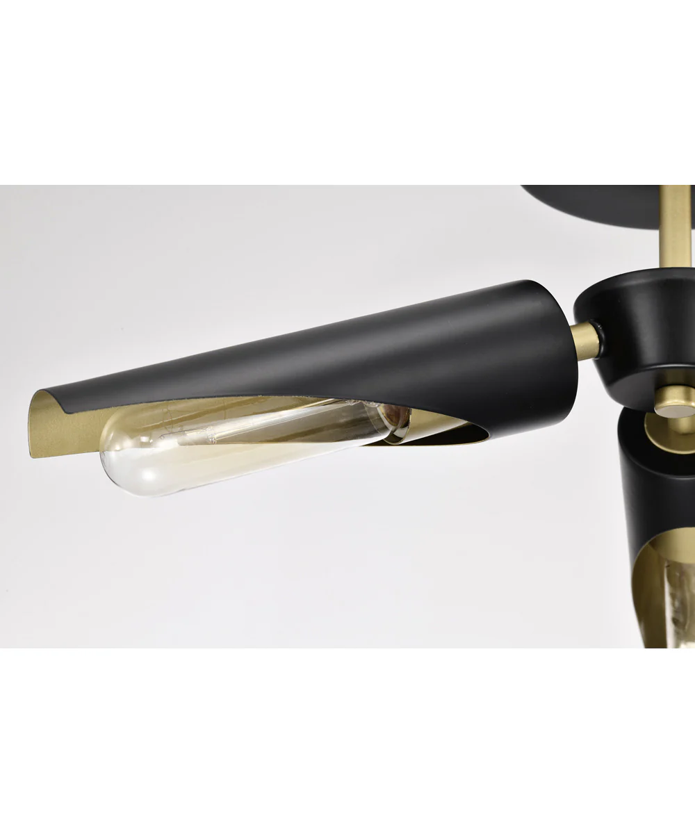 Marc 3-Light Close-to-Ceiling Matte Black - Image 8