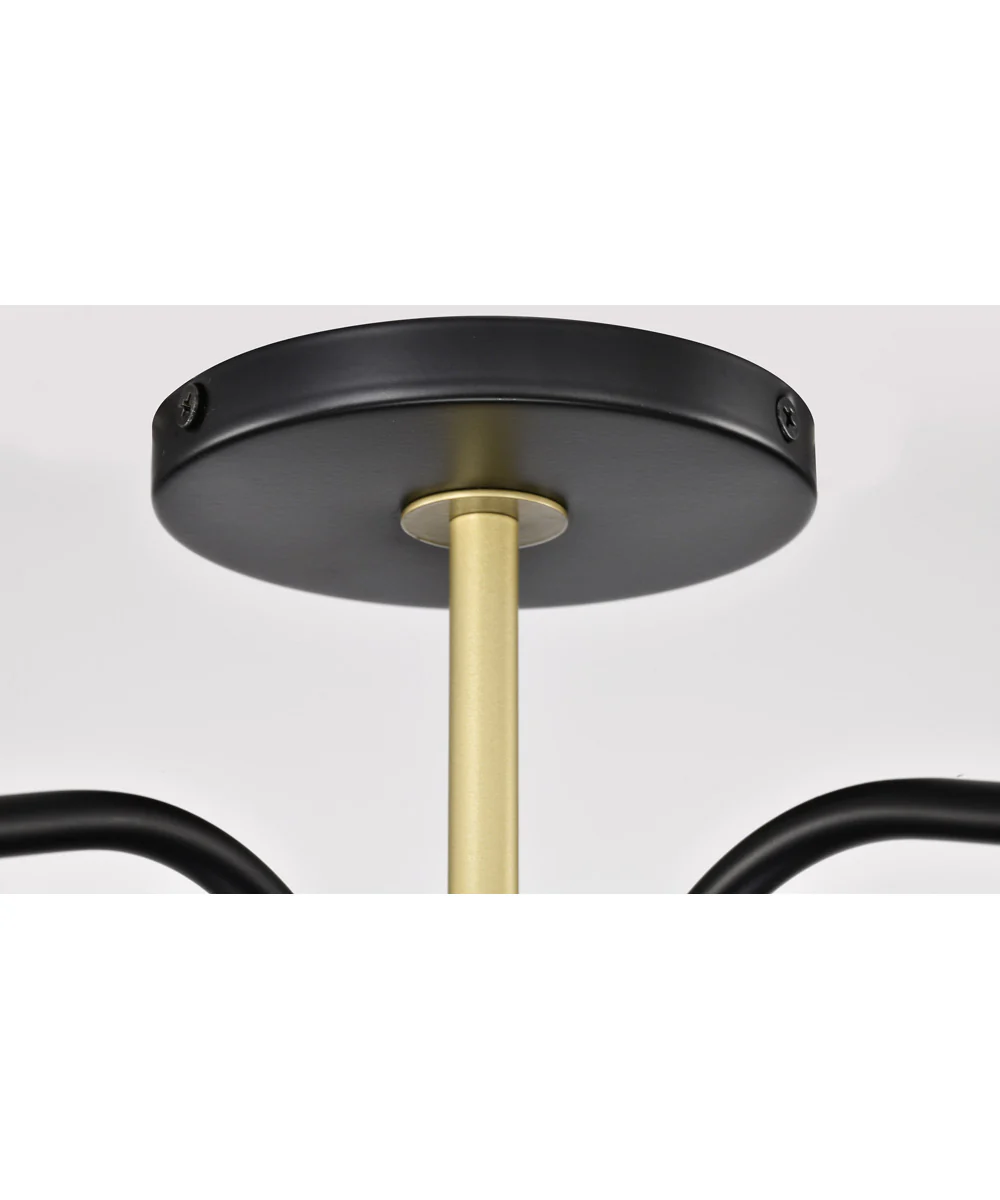 Marc 5-Light Chandelier Matte Black - Image 10