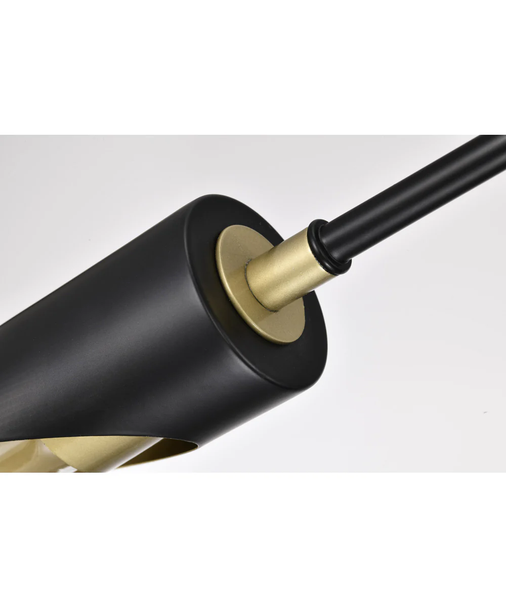 Marc 5-Light Chandelier Matte Black - Image 8