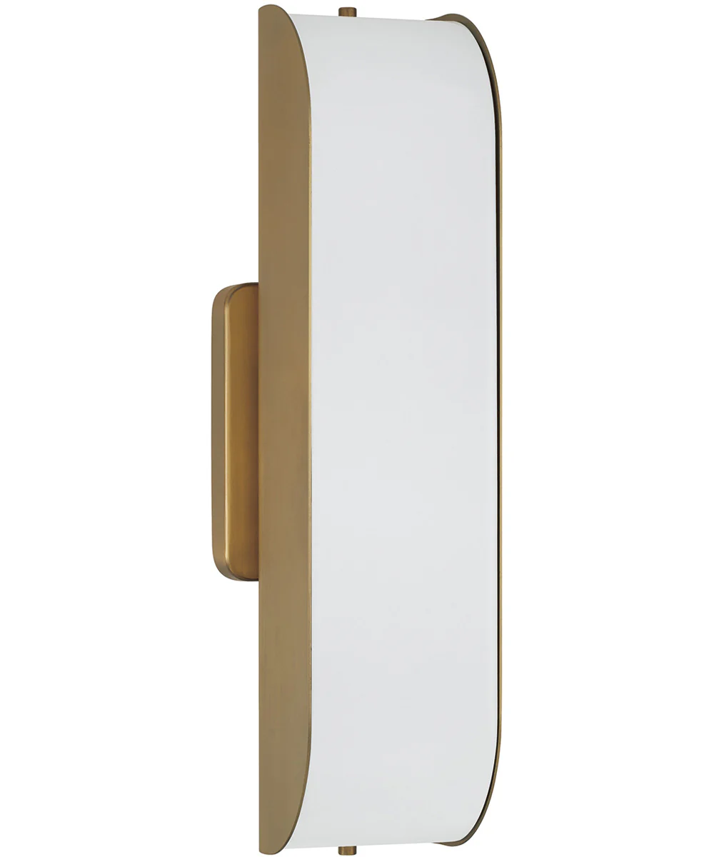Marcell 1-Light Sconce Aged Brass
