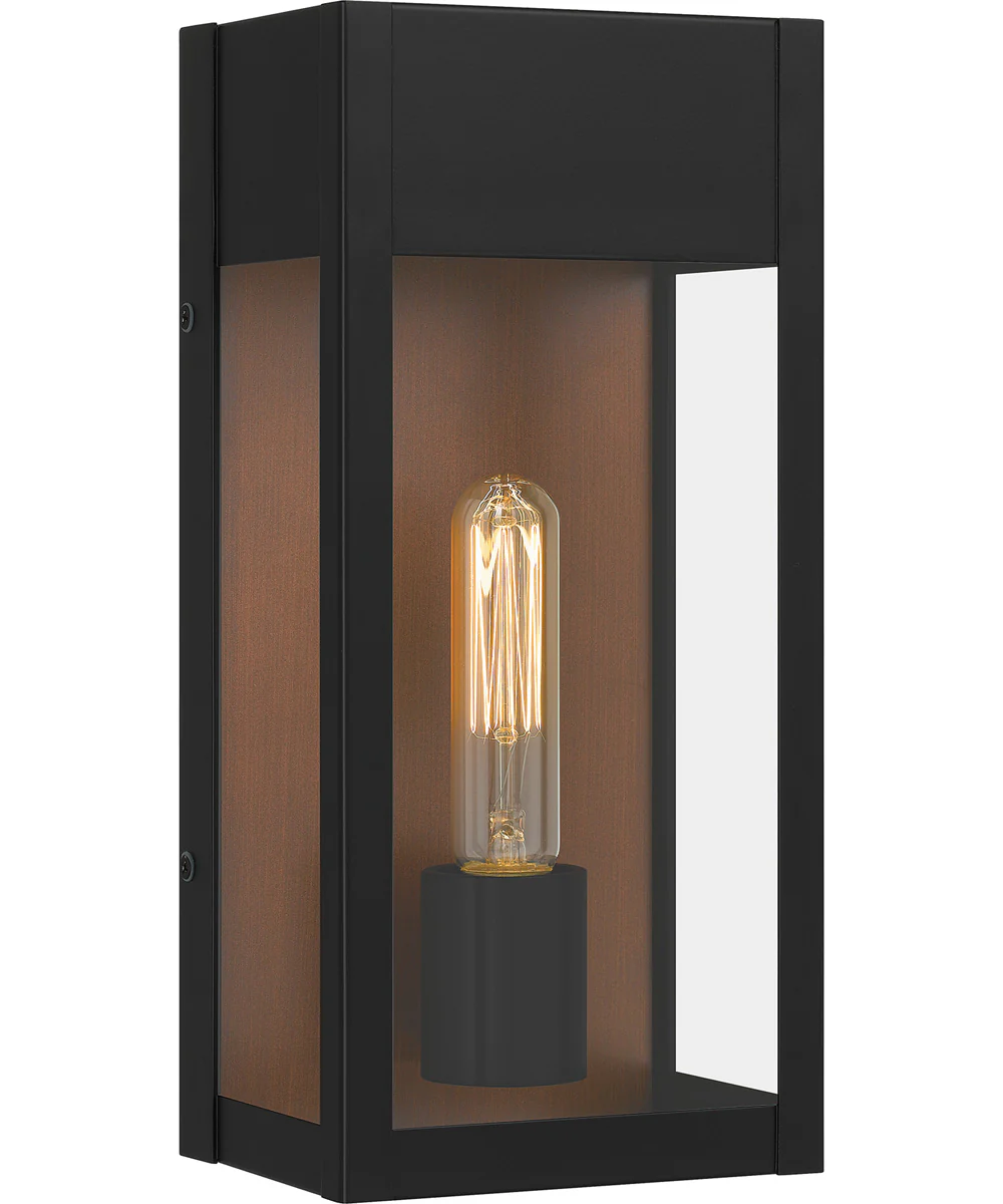 Maren Medium 1-light Outdoor Wall Light  Coastal Armour Aluminum Matte Black