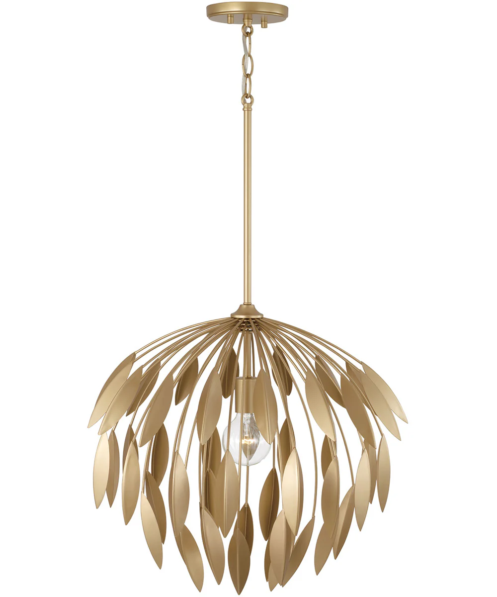 Margeaux 1-Light Pendant Buffed Gold - Image 4