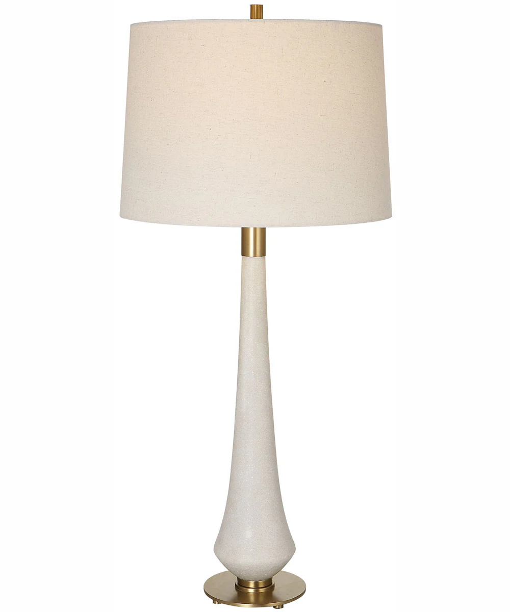 Marille Ivory Stone Table Lamp