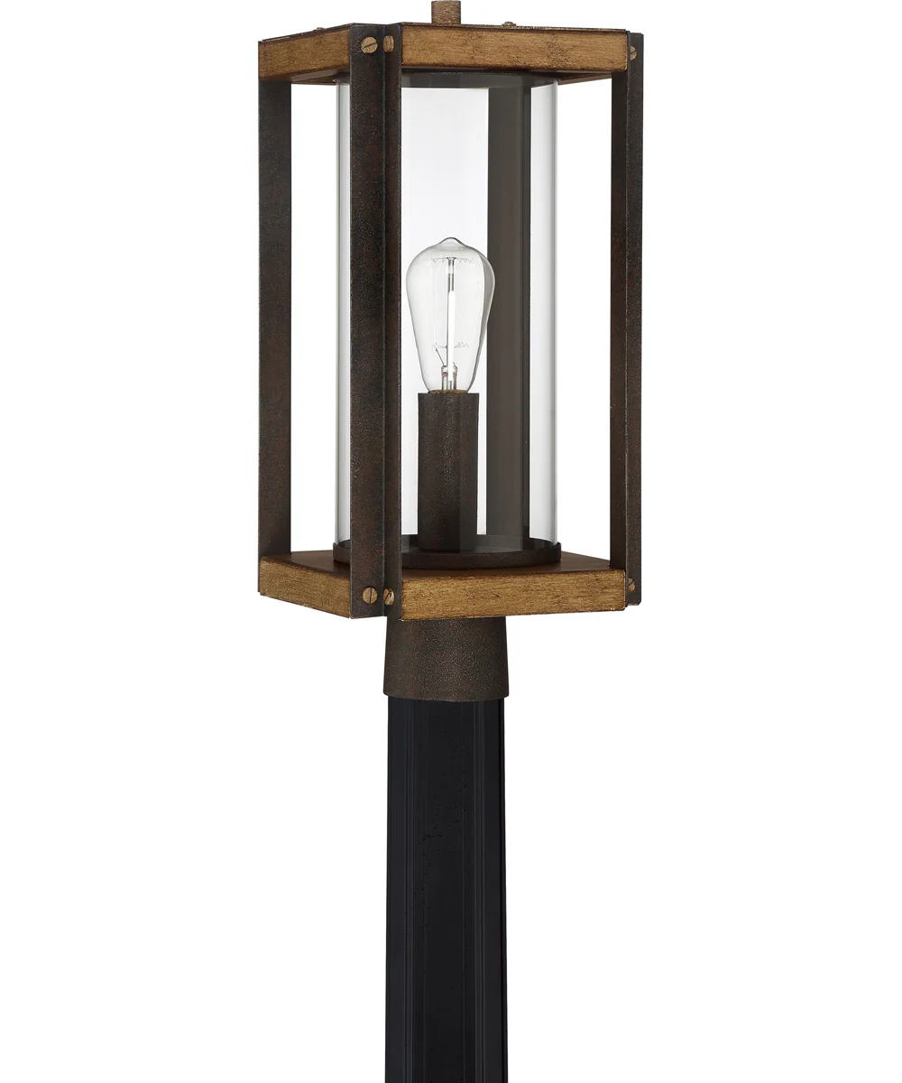 Marion Square Large 1-light Outdoor Post Light Rustic Black - Image 3