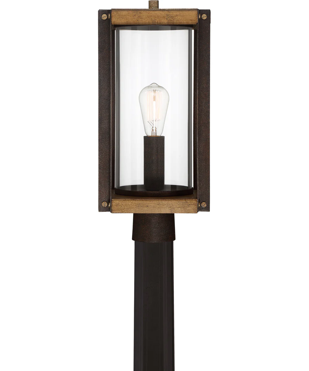 Marion Square Large 1-light Outdoor Post Light Rustic Black - Image 4