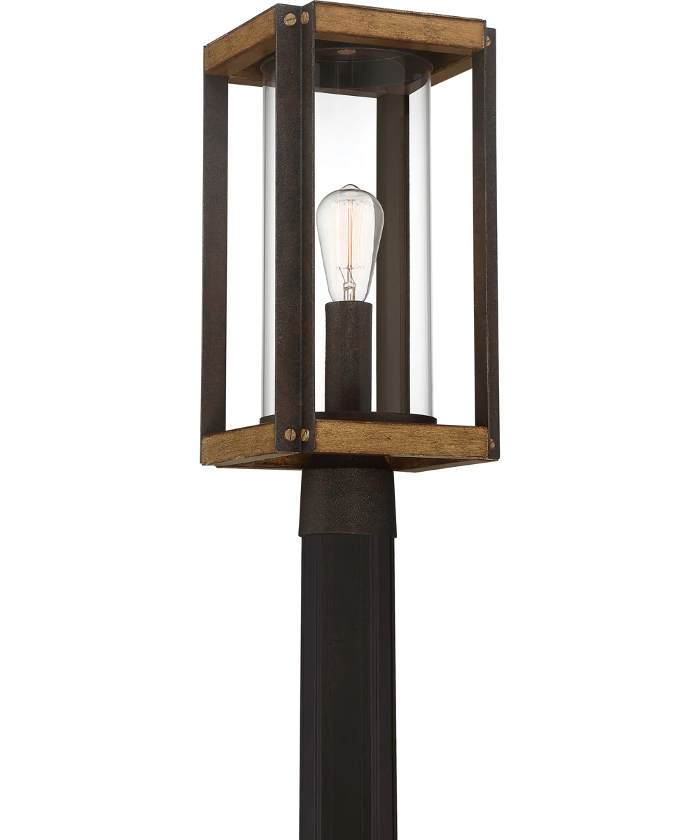 Marion Square Large 1-light Outdoor Post Light Rustic Black - Image 5
