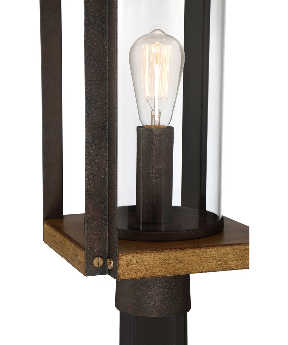 Marion Square Large 1-light Outdoor Post Light Rustic Black - Image 6