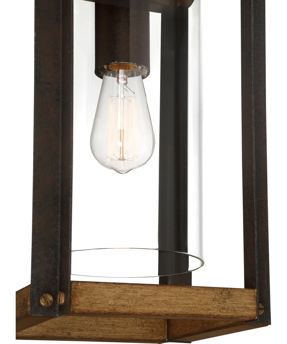 Marion Square Large 1-light Outdoor Wall Light Rustic Black - Image 6