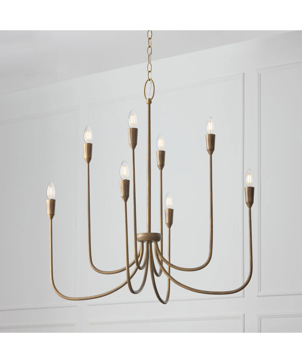 Marley 8-Light Chandelier Mystic Bronze - Image 2