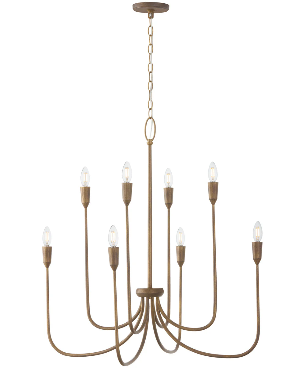 Marley 8-Light Chandelier Mystic Bronze - Image 3