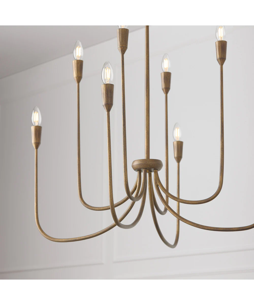 Marley 8-Light Chandelier Mystic Bronze - Image 4