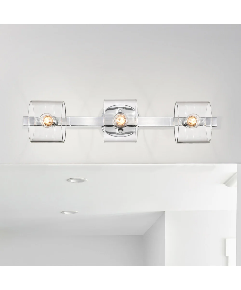 Marlowe 3-Light Vanity & Wall Polished Nickel - Image 3