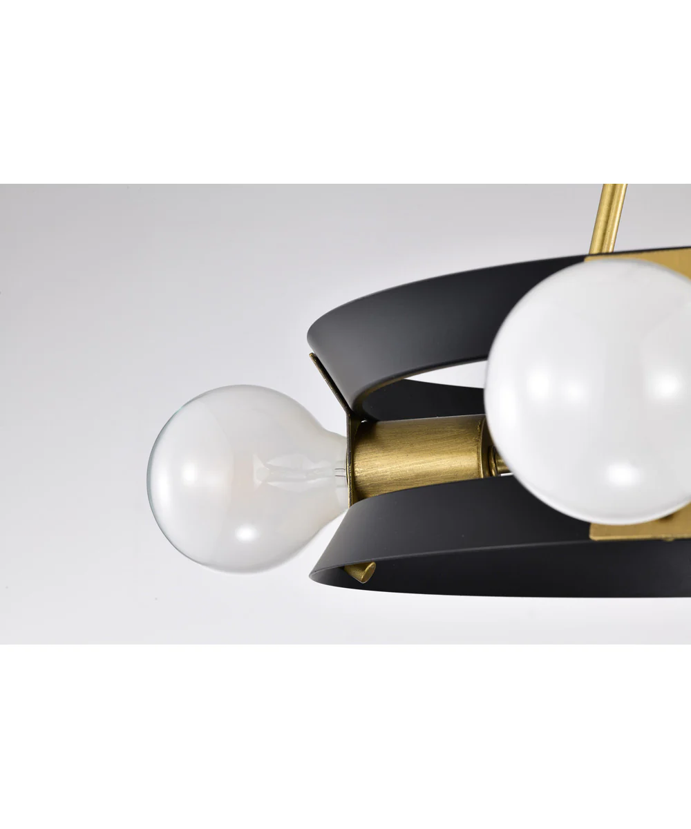 Marsden 4-Light Close-to-Ceiling Matte Black - Image 10
