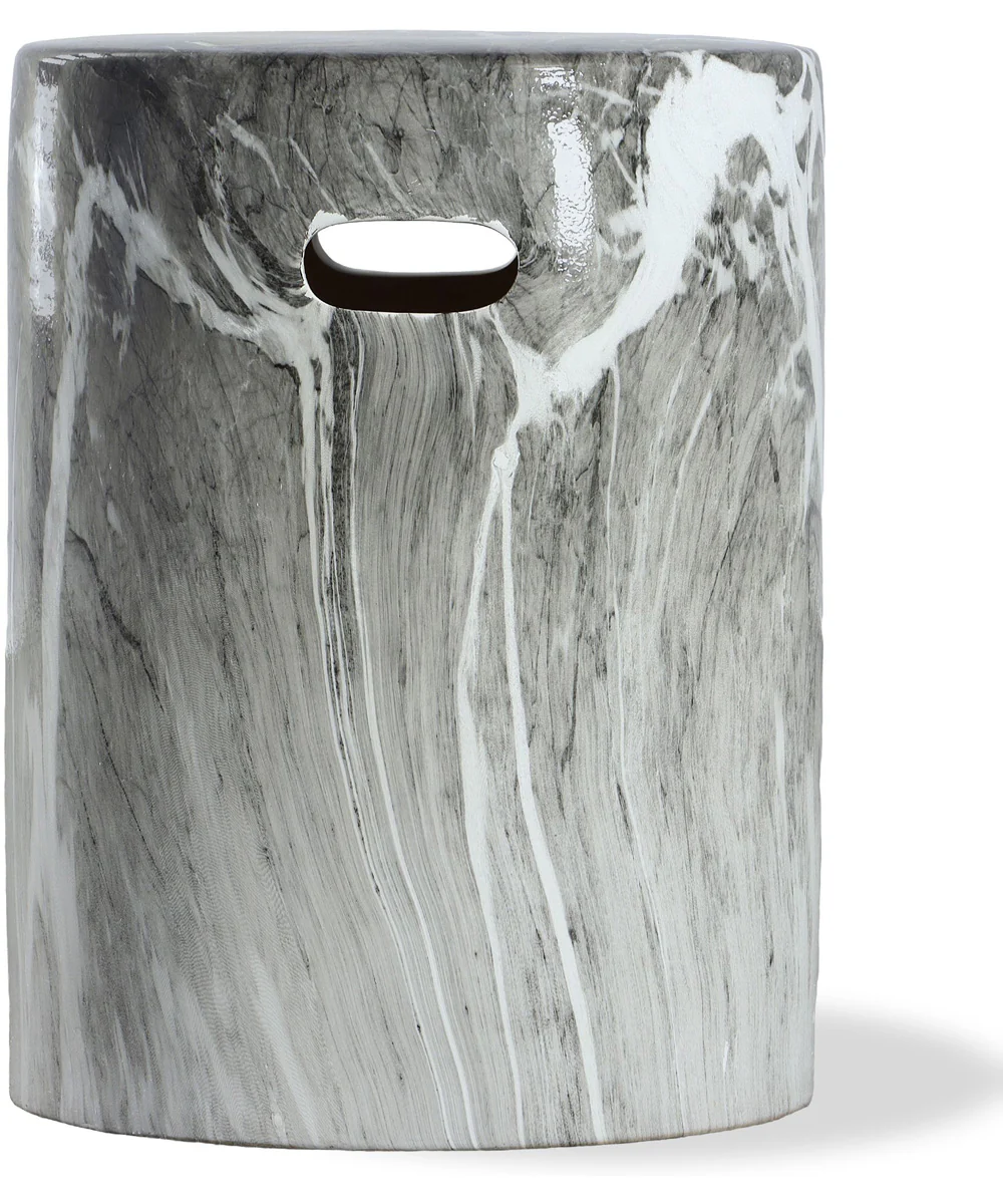 Marvel Marbled Garden Stool - Image 5
