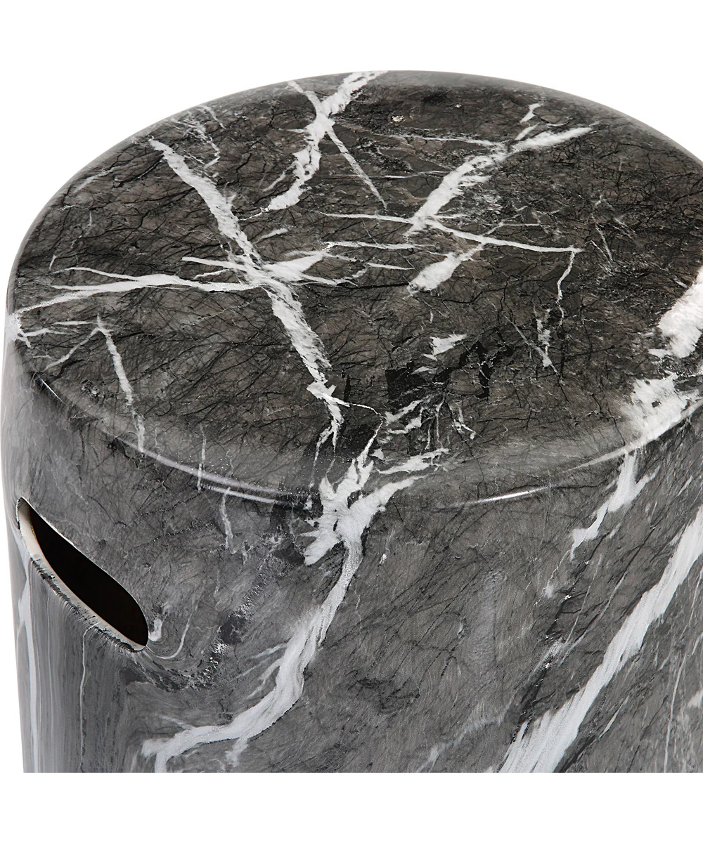 Marvel Marbled Garden Stool - Image 8