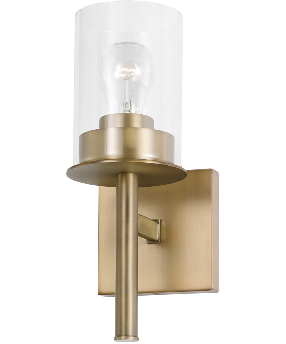 Mason 1-Light Sconce Aged Brass