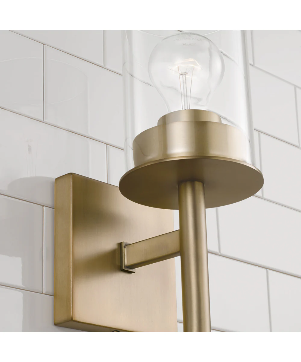 Mason 1-Light Sconce Aged Brass - Image 3
