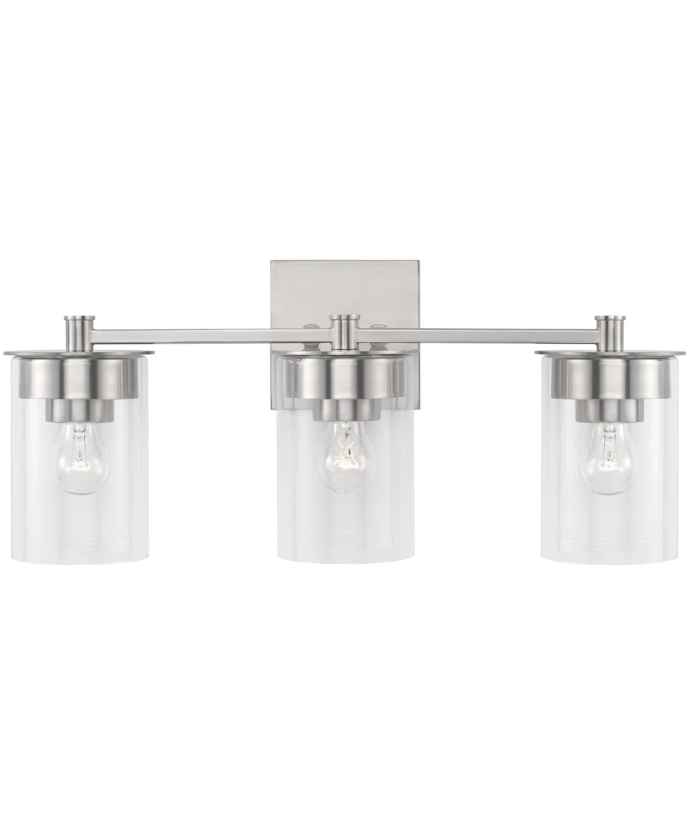 Mason 3-Light Vanity Brushed Nickel - Image 4
