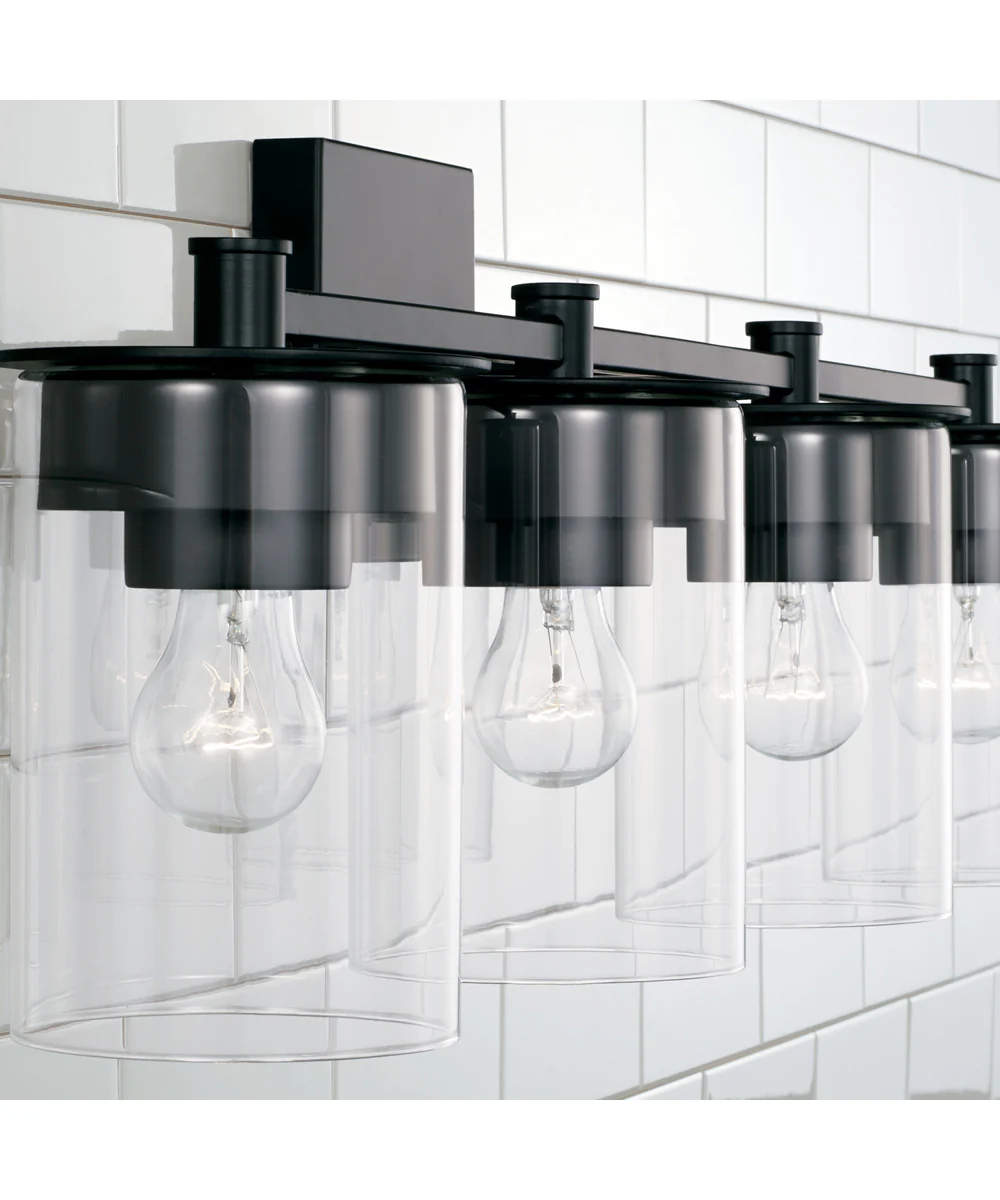 Mason 4-Light Vanity Matte Black - Image 3