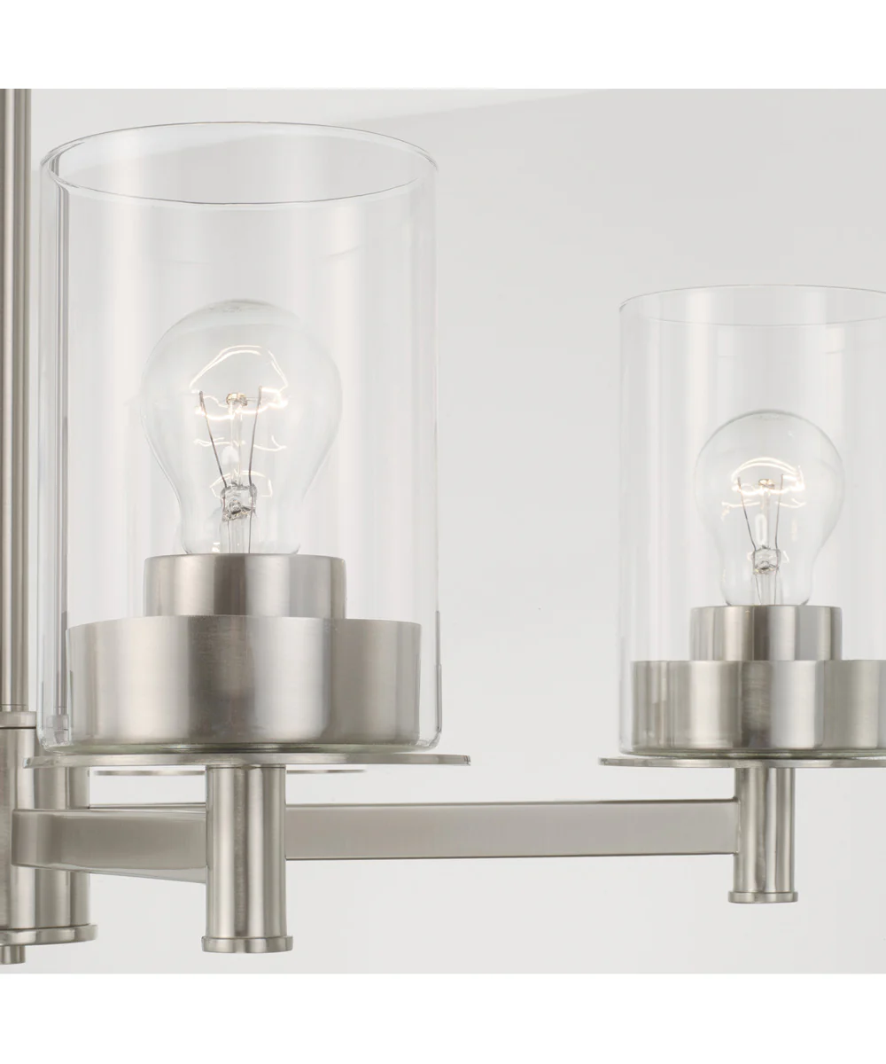 Mason 5-Light Chandelier Brushed Nickel - Image 3
