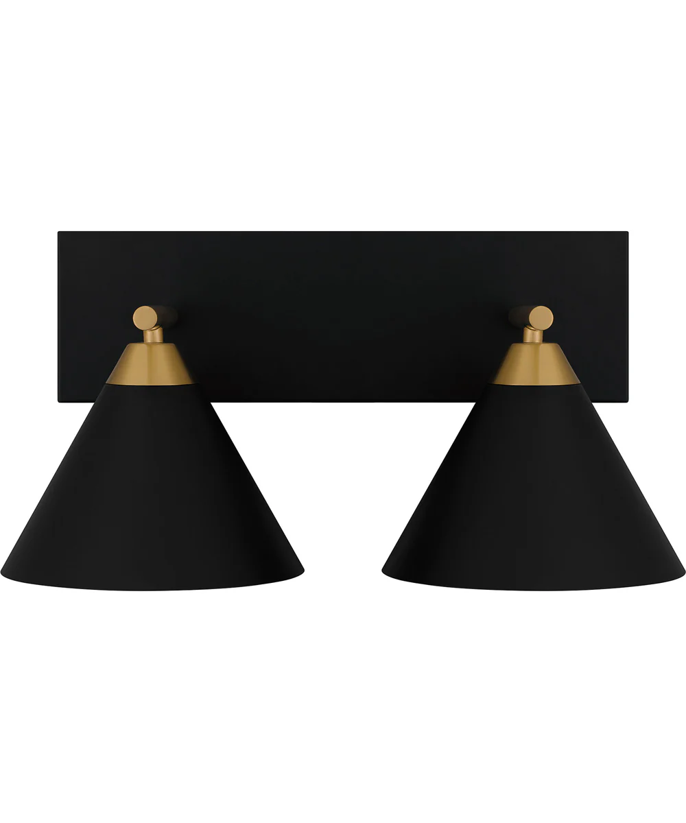 Mastro Medium 2-light Bath Light Matte Black - Image 3