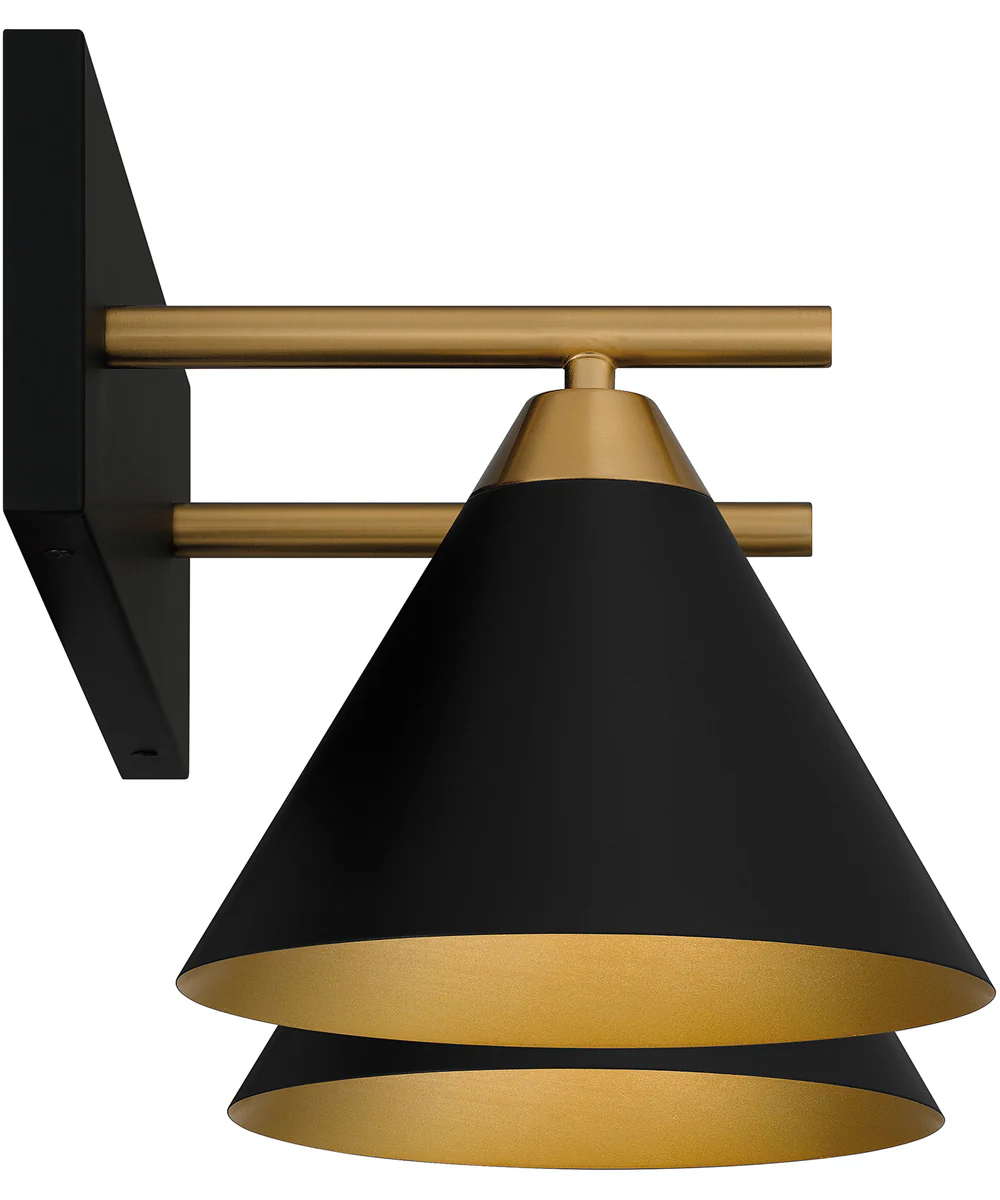 Mastro Medium 2-light Bath Light Matte Black - Image 4