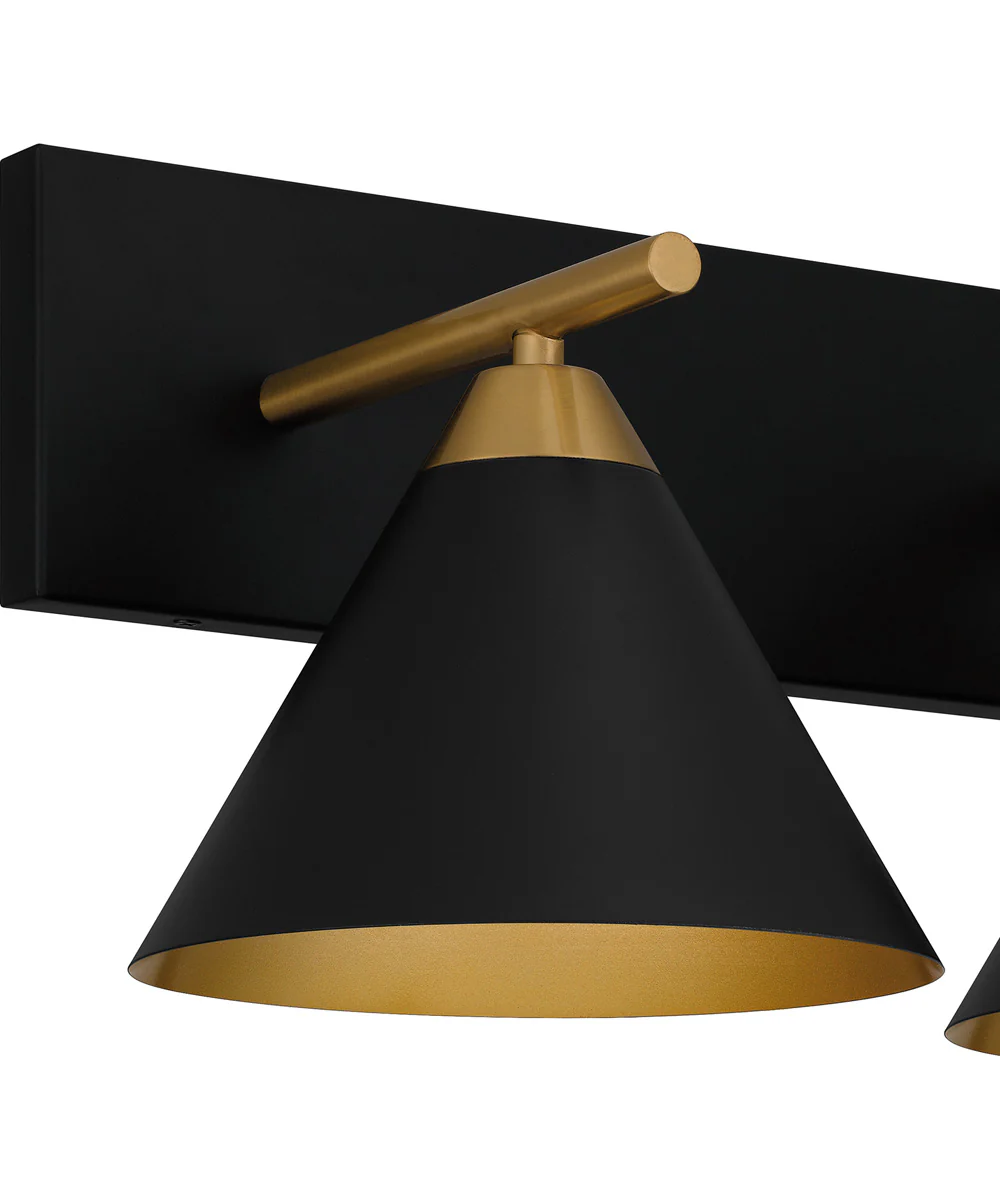 Mastro Medium 2-light Bath Light Matte Black - Image 5