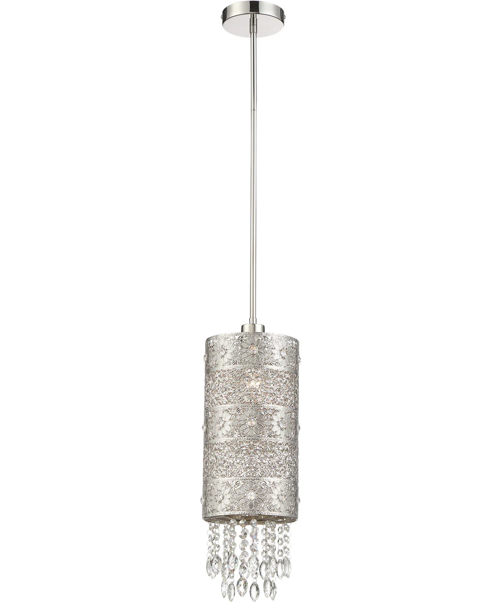 Masura 1-Light Mini Pendant Polished Nickel Metal