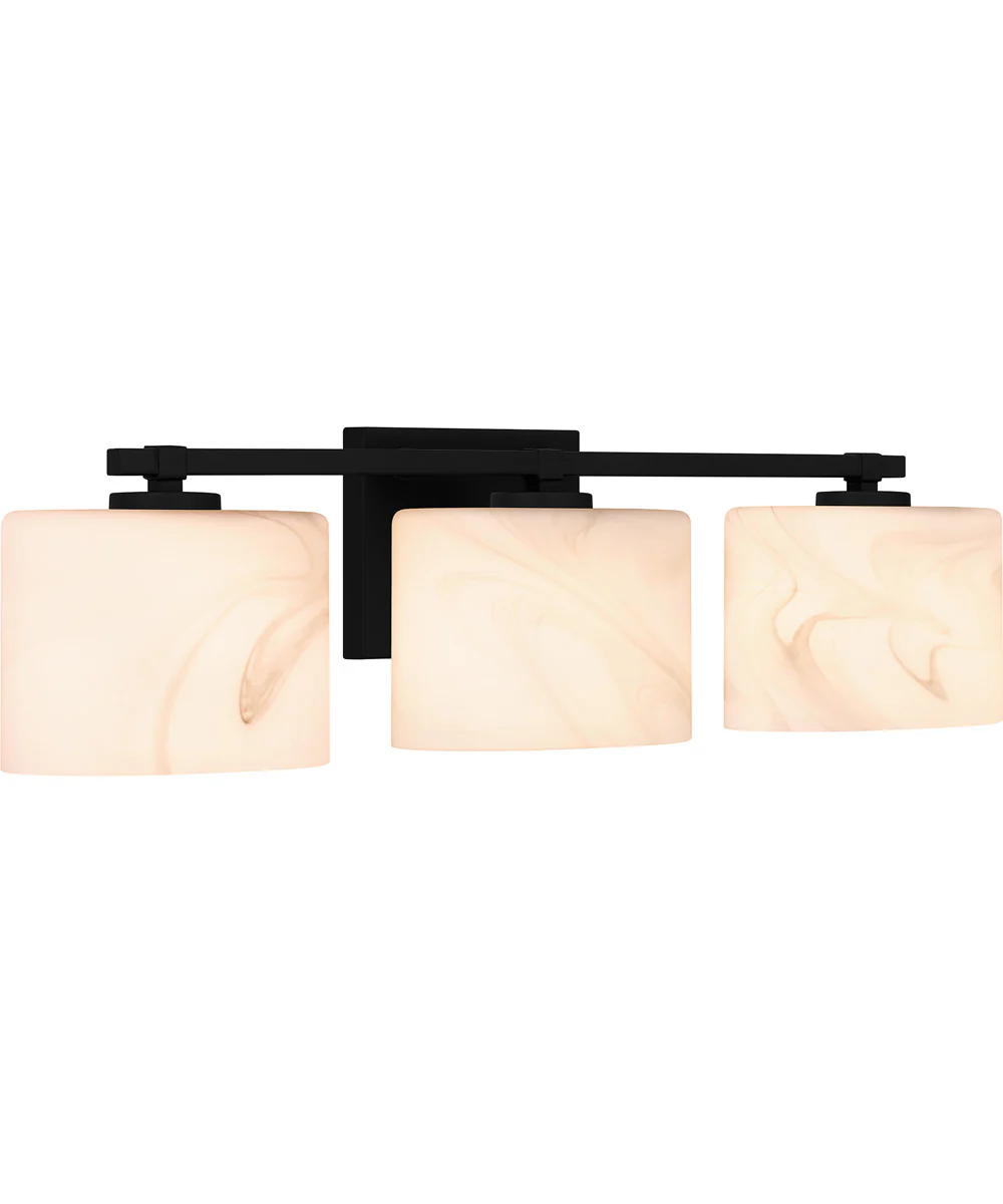 Mather Large 3-light Bath Light Matte Black - Image 3