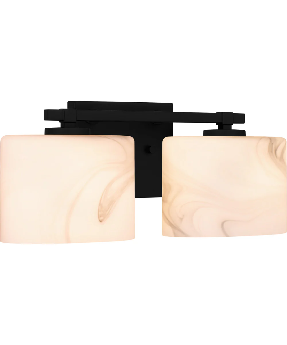 Mather Medium 2-light Bath Light Matte Black - Image 3